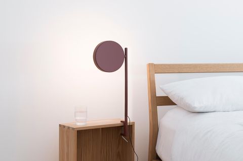 Nacht Tisch Leuchte rot Schlaf Zimmer Lese Beleuchtung Spot Lampe verstellbar 