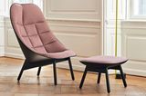 Sessel "Uchiwa" von Hay in mauve