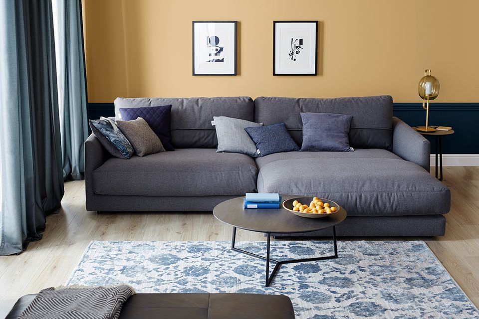 Sofa "Garbo" aus der SCHÖNER WOHNEN-Kollektion in Grau