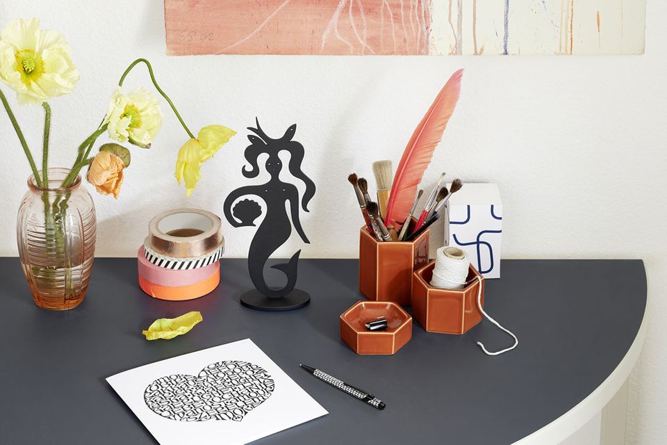 Arbeitsplatz dekorieren für gute Laune - Bild 5 - [SCHÖNER WOHNEN]