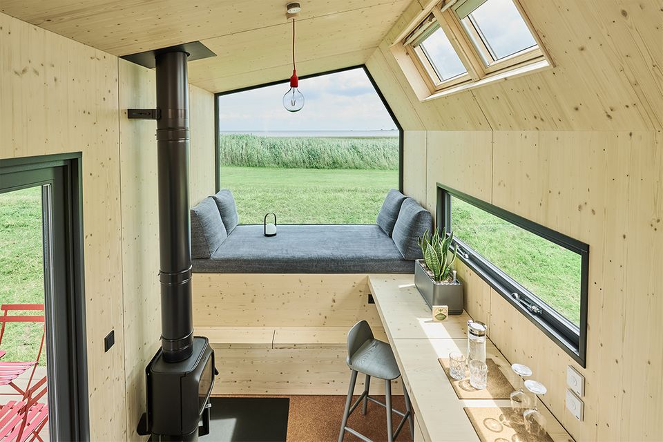 Ein Niedlich eingerichtetes Tiny House