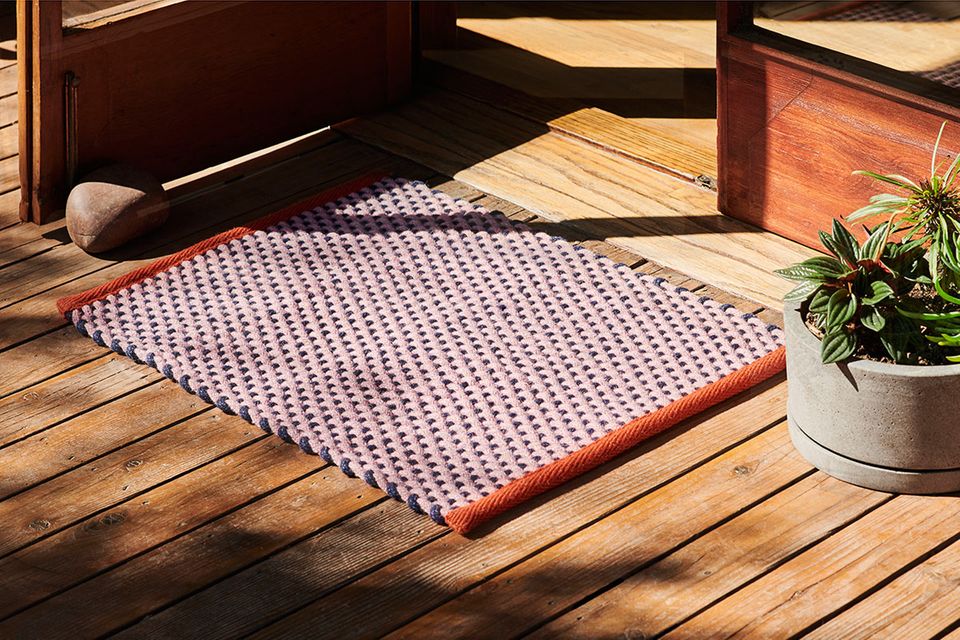 Fußmatte "Door mat" von Hay in pink