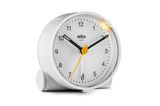 Uhr mit ikonischem Zeiger: "BC01" in Weiß von Braun