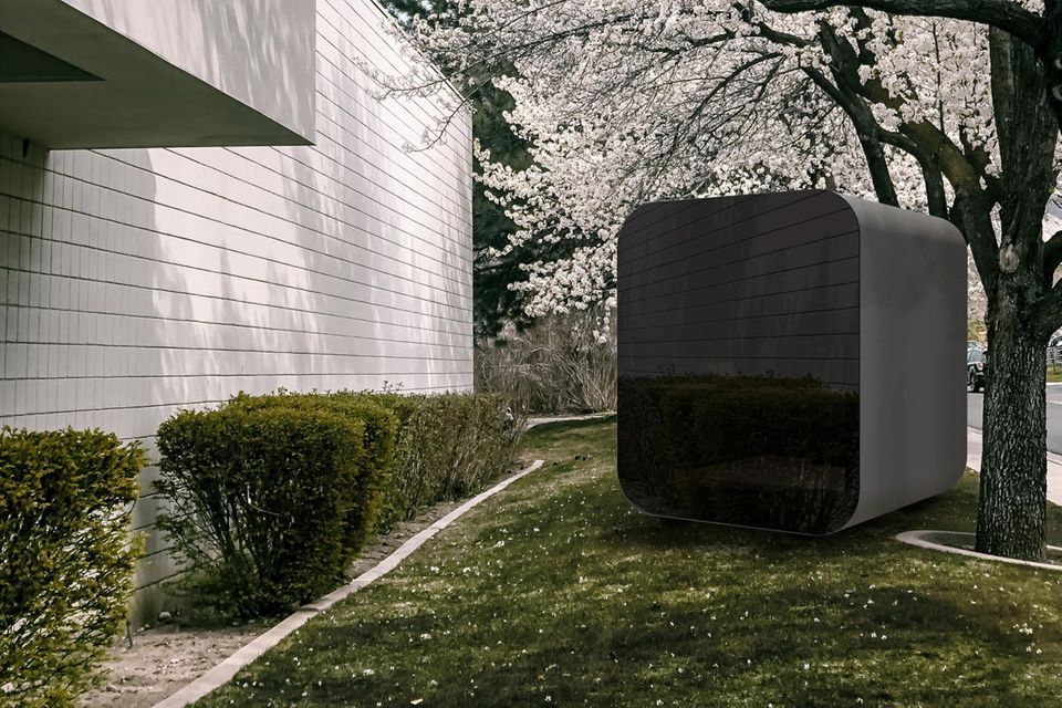 Nein, das ist kein Bluetooth Speaker, sondern eine Office-Box für den Garten: der "Studypod" von Koto.