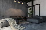 Betonwand Wohnzimmer