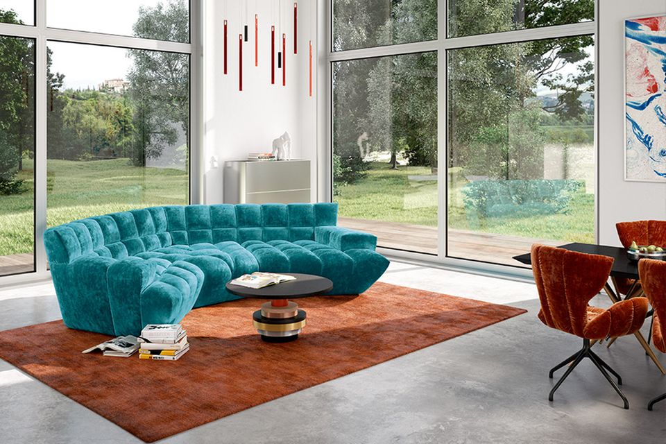 Bretz Cloud7 dichter Hochflor Velours Curacao