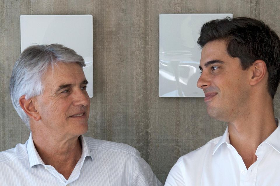 Giacomo Zanette, Präsident der MCZ Group, und sein Sohn Riccardo, Exportmanager bei MCZ. Giacomo Zanette, Präsident der MCZ Group, und sein Sohn Riccardo, Exportmanager bei MCZ.