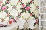 Mosaik-Fliese "Trianon" von Bisazza mit Rosenmotiv