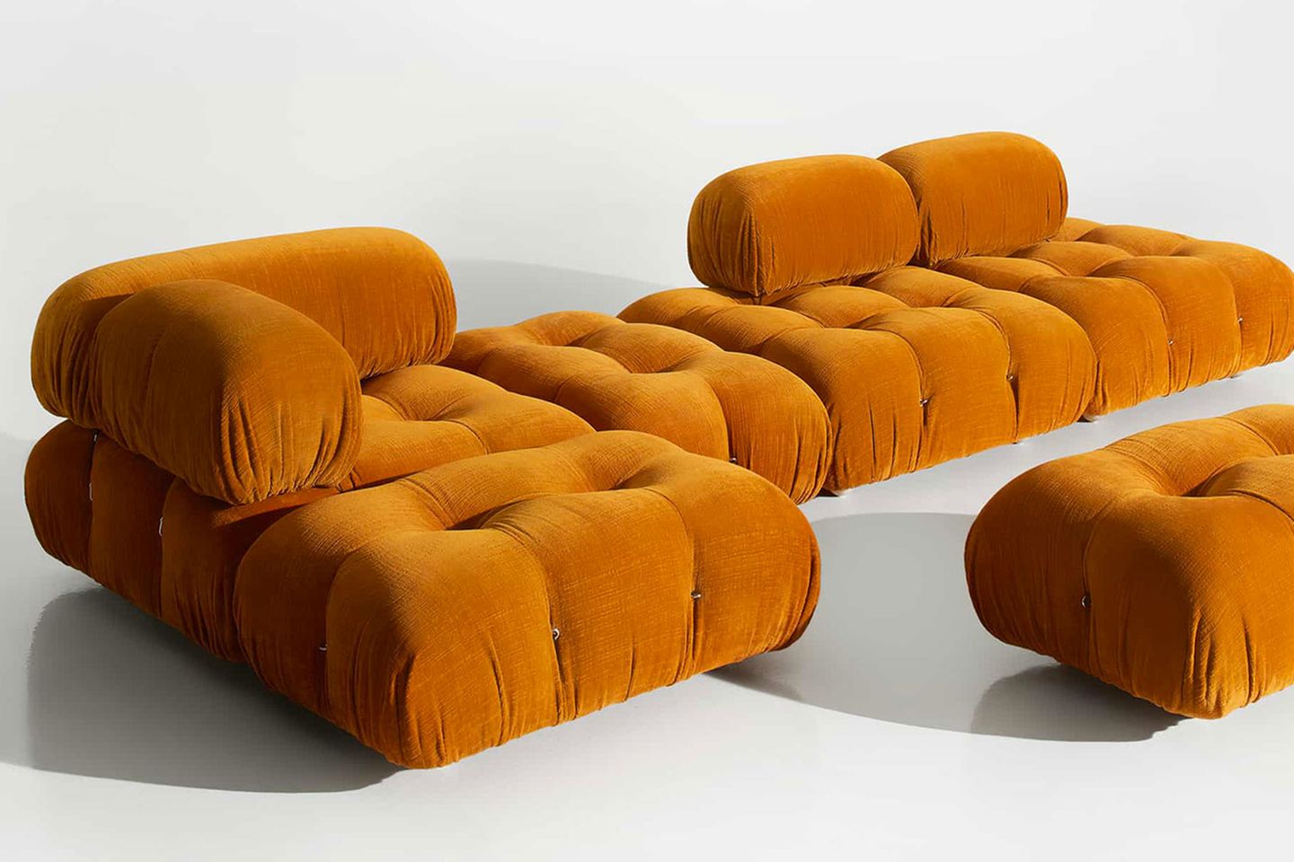 Sofa "Camaleonda" von B+B Italia in Orange