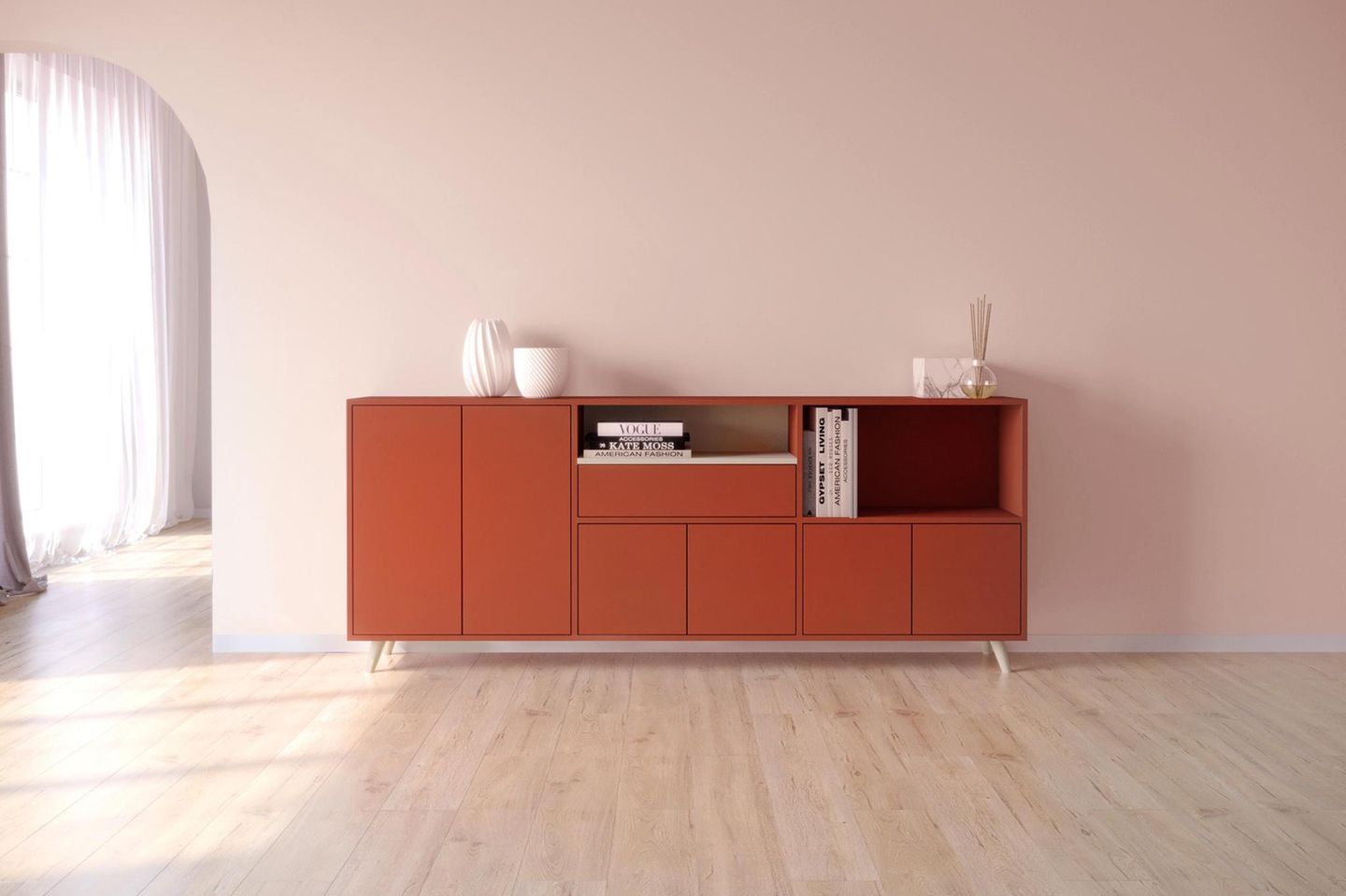 Kommode dekorieren: puristisch und clean