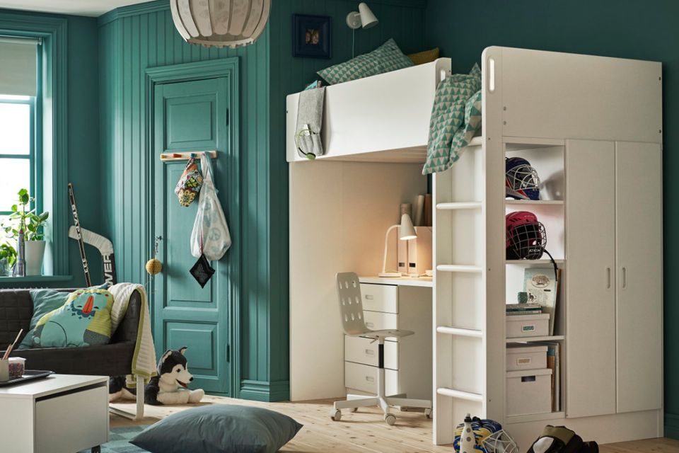 Ikea Hochbett Smastad Umbauen