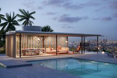 Kettals Gartenpavillon im Stil von Richard Neutra