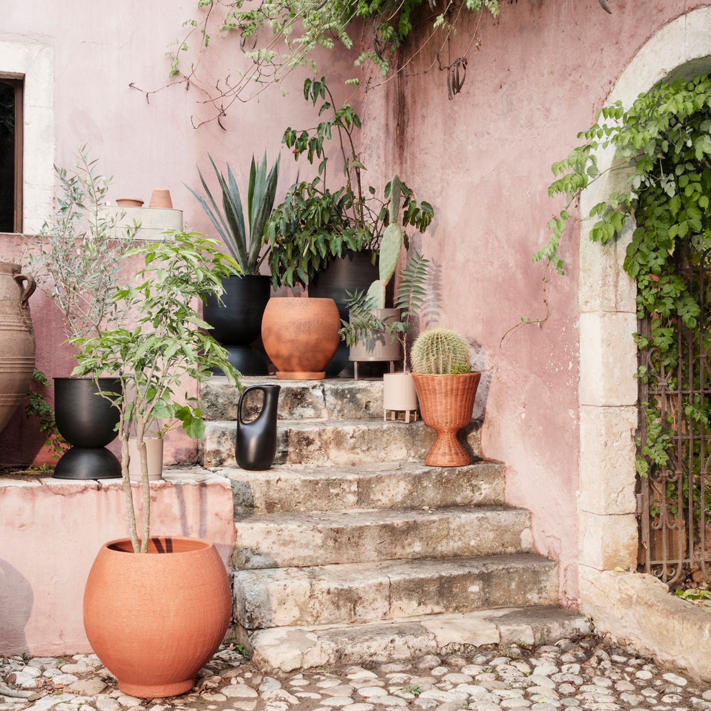 Topfgarten für den Innenhof