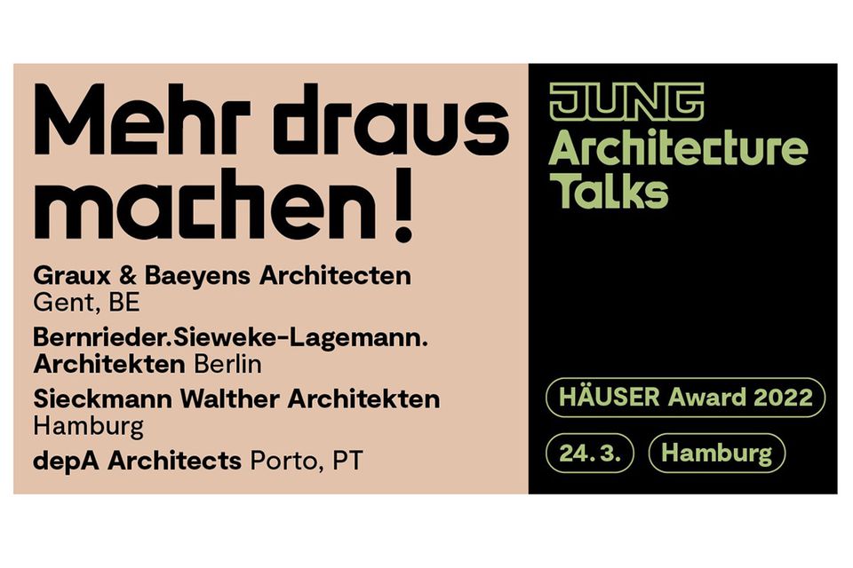 HÄUSER AWARD-Verleihung und Jung-Architekturgespräche in Hamburg