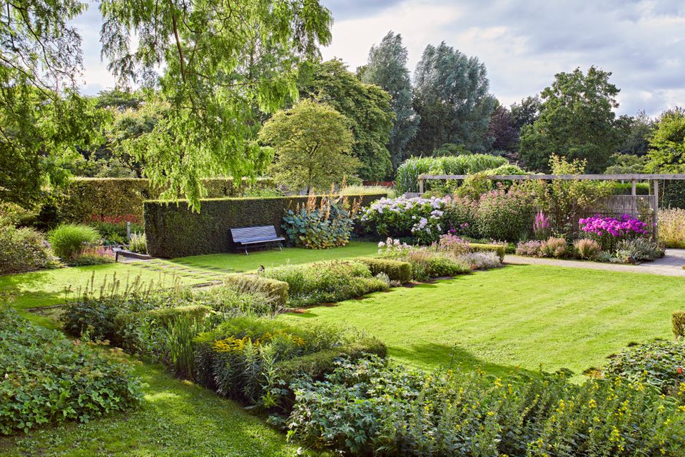 Wunderschöner Blick auf einen Ausschnitt des "Tuinen Mien Ruys" in Dedemsvaart