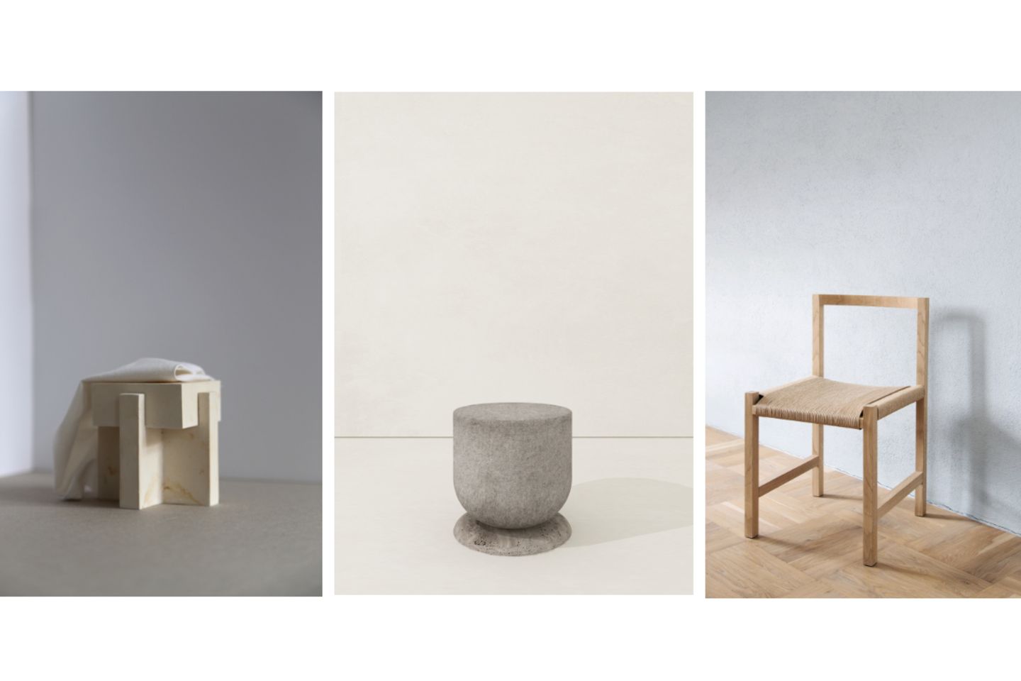 Beistelltisch, Hocker und Stuhl sind die drei Gewinner-Entwürfe der Bolia Deisgn Awards