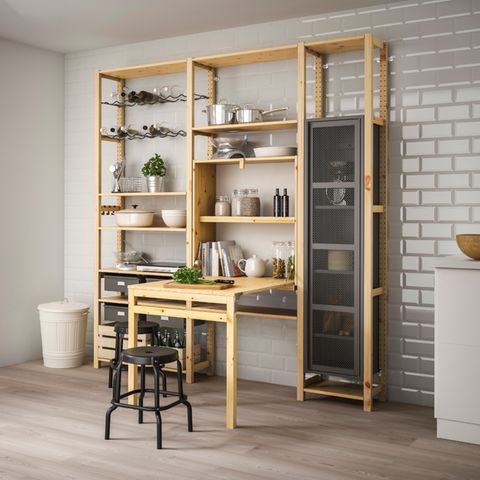Stabilität und Ordnung seit den Siebzigern Regalsystem "Ivar" von Ikea