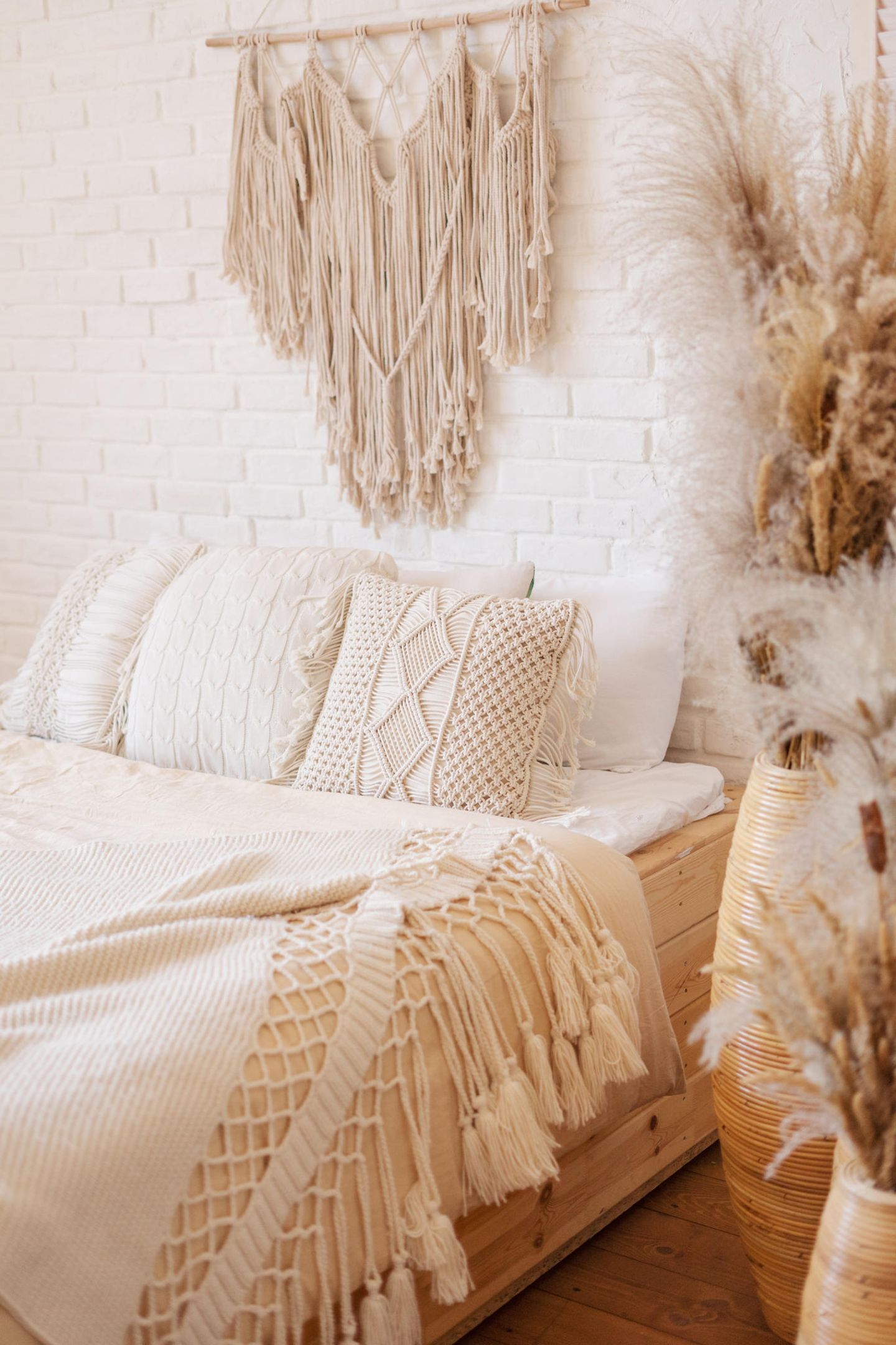 Hippie Chic: Boho-Schlafzimmer in Weiß