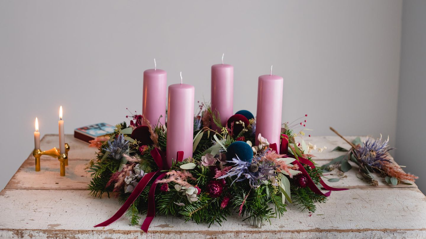 Adventskranz frisch halten  Tipps & Ideen - [SCHNER WOHNEN]