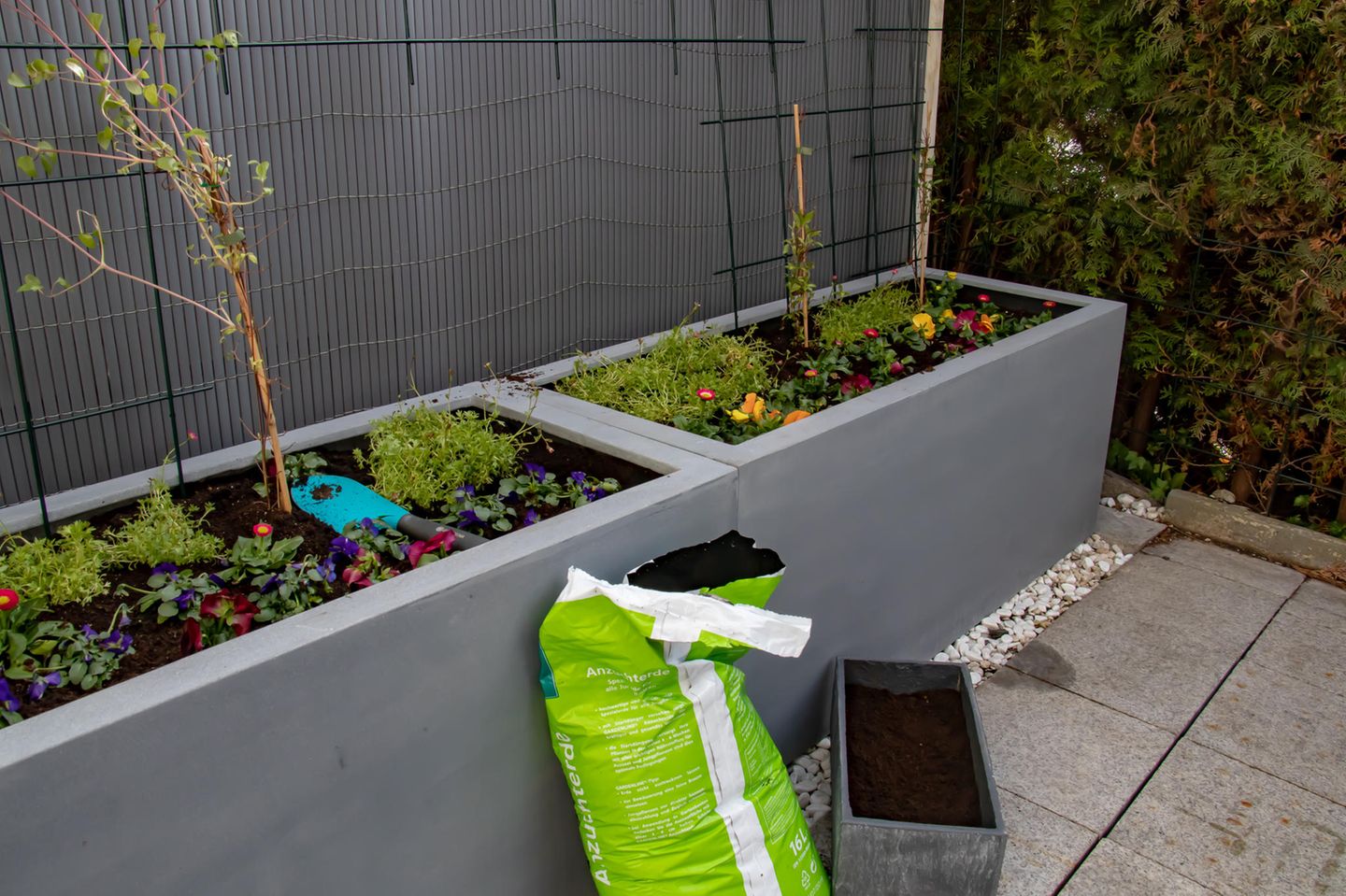 hohe blumenksten Hoher Aluminium-Blumenksten | 100% Verschweit