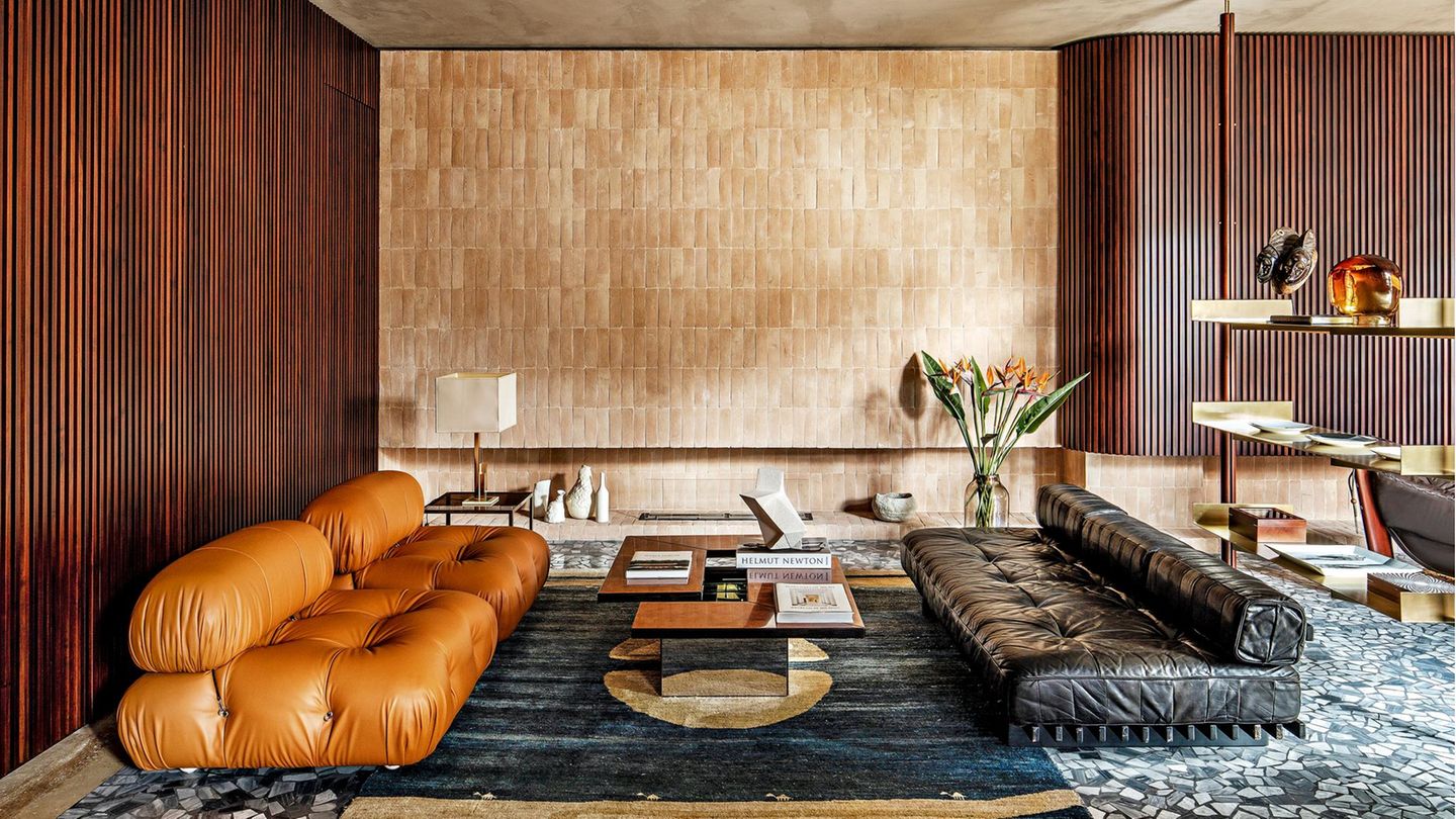 Elegant und warm: Ein Mid-Century-Zuhause in Mailand