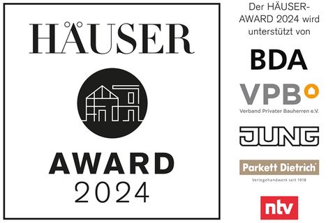 HÄUSER-AWARD 2024: 15.000 Euro für die besten Einfamilienhäuser