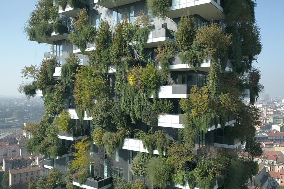 Bosco Verticale: Vertikale Gärten von Stefano Boeri in Mailand (errichtet 2014).