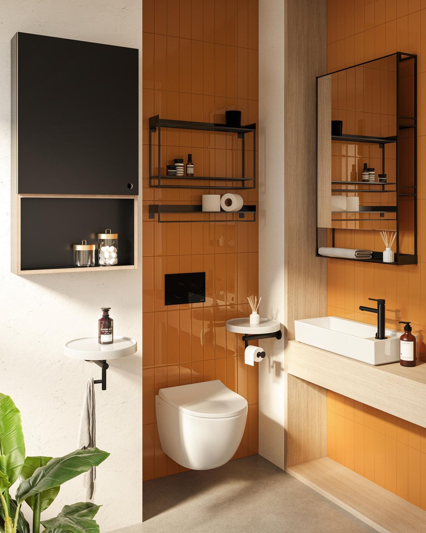 Wandgestaltung im Bad – 14 Ideen & Tipps