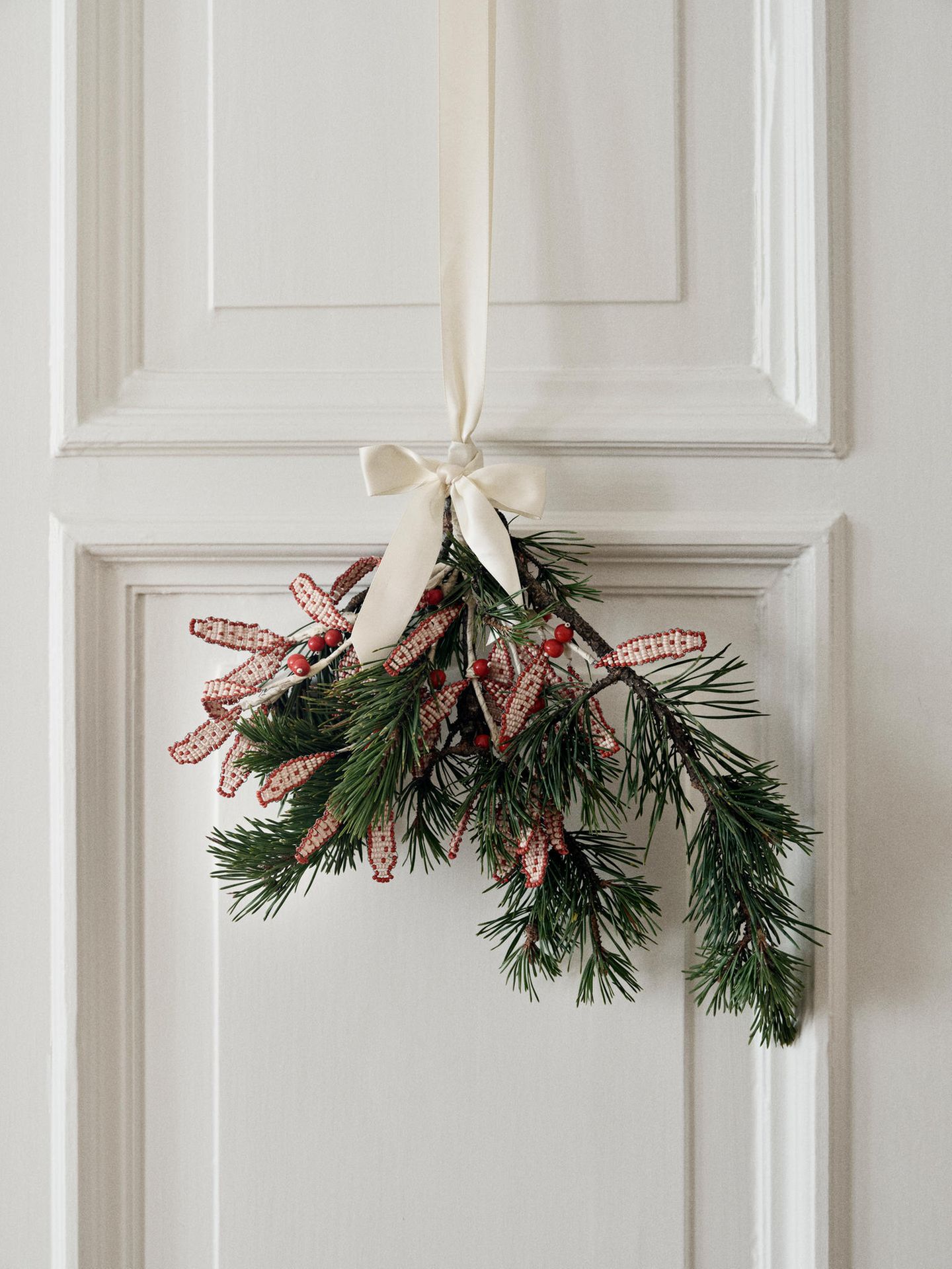 Mini-Adventsgesteck zum Aufhängen