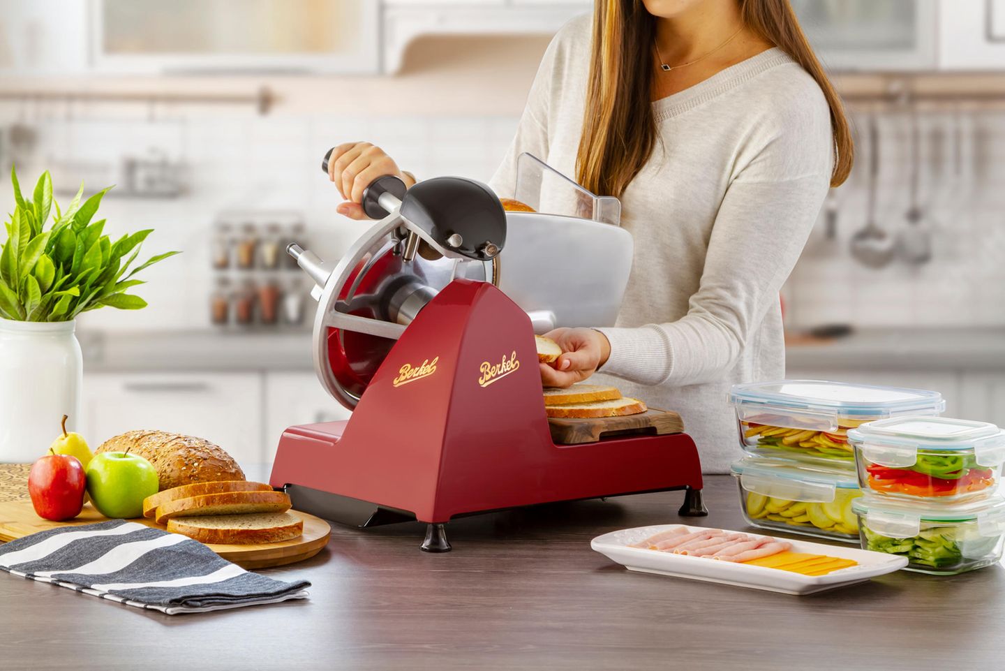 Brotschneidemaschine reinigen