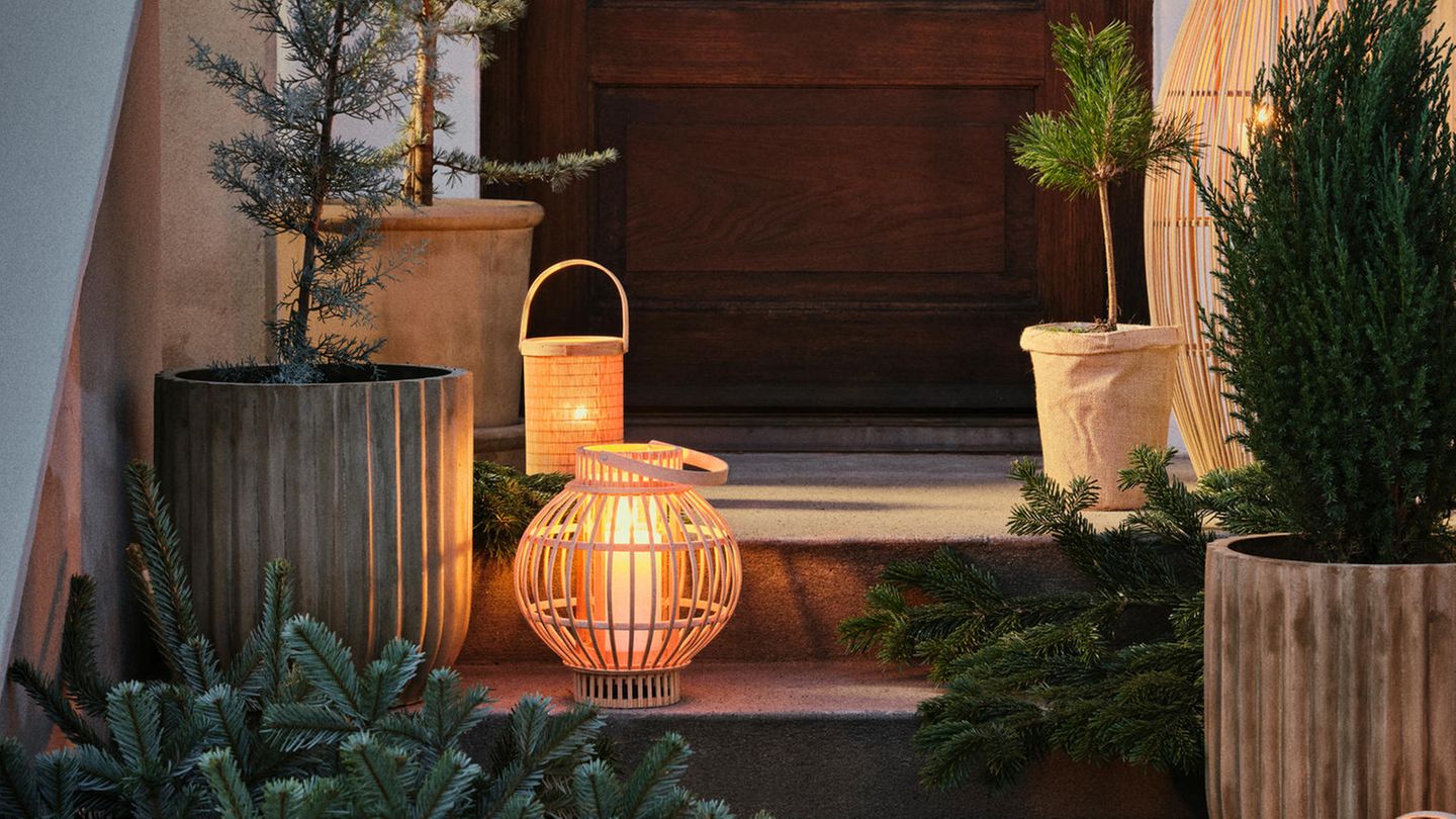 Hauseingang weihnachtlich dekorieren – die schönsten Ideen