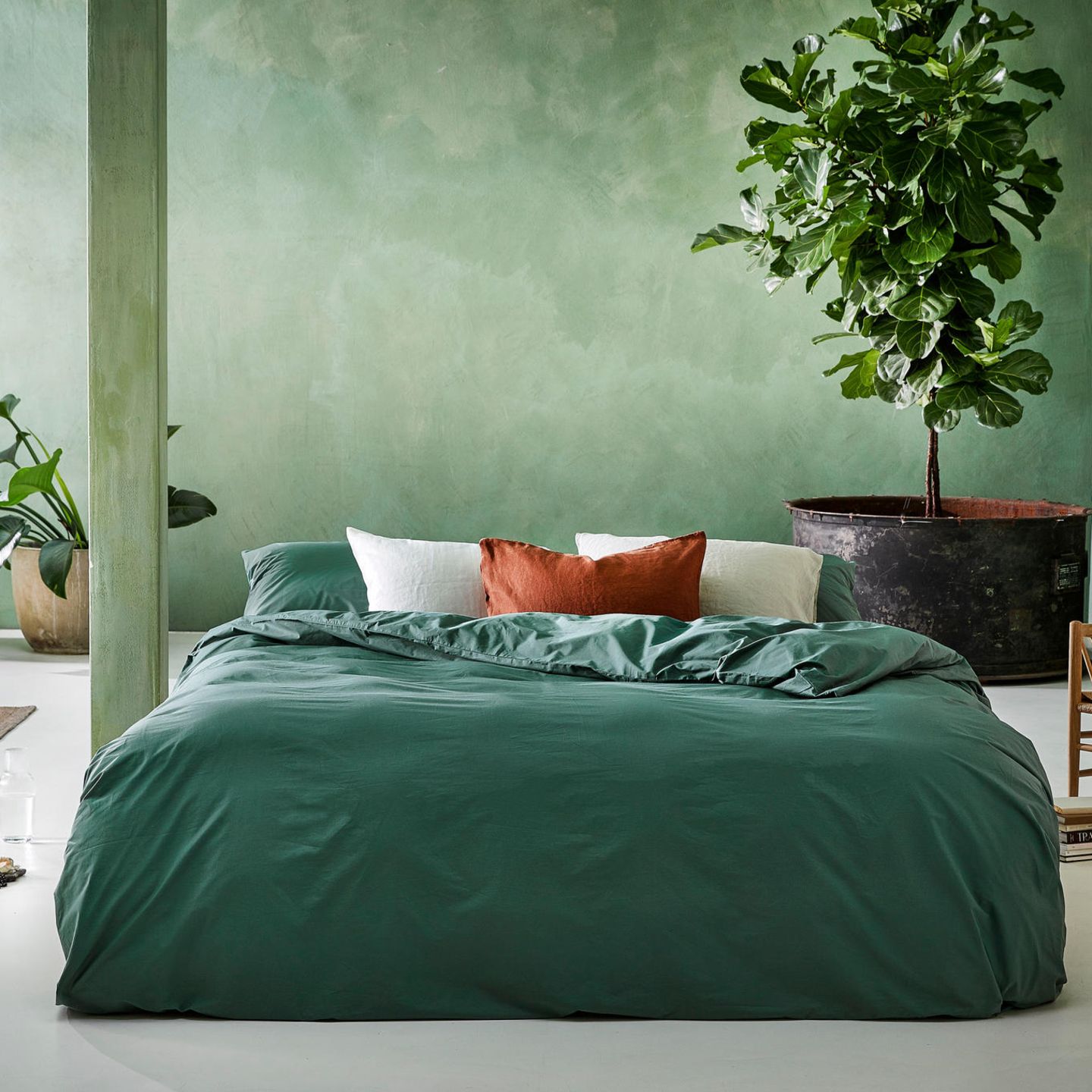 Ideen für Schlafzimmer in Grün