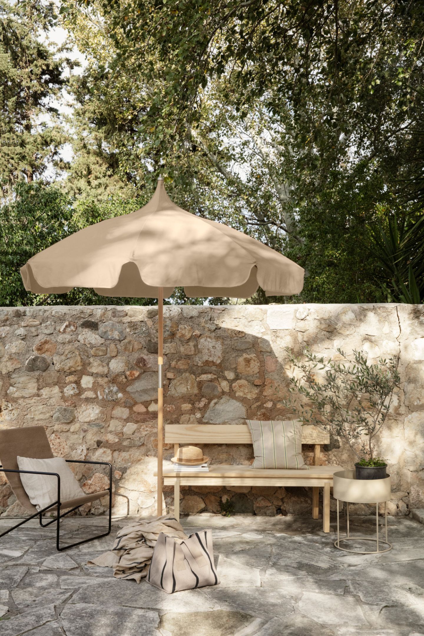 Die Terrasse im Skandi-Boho-Style