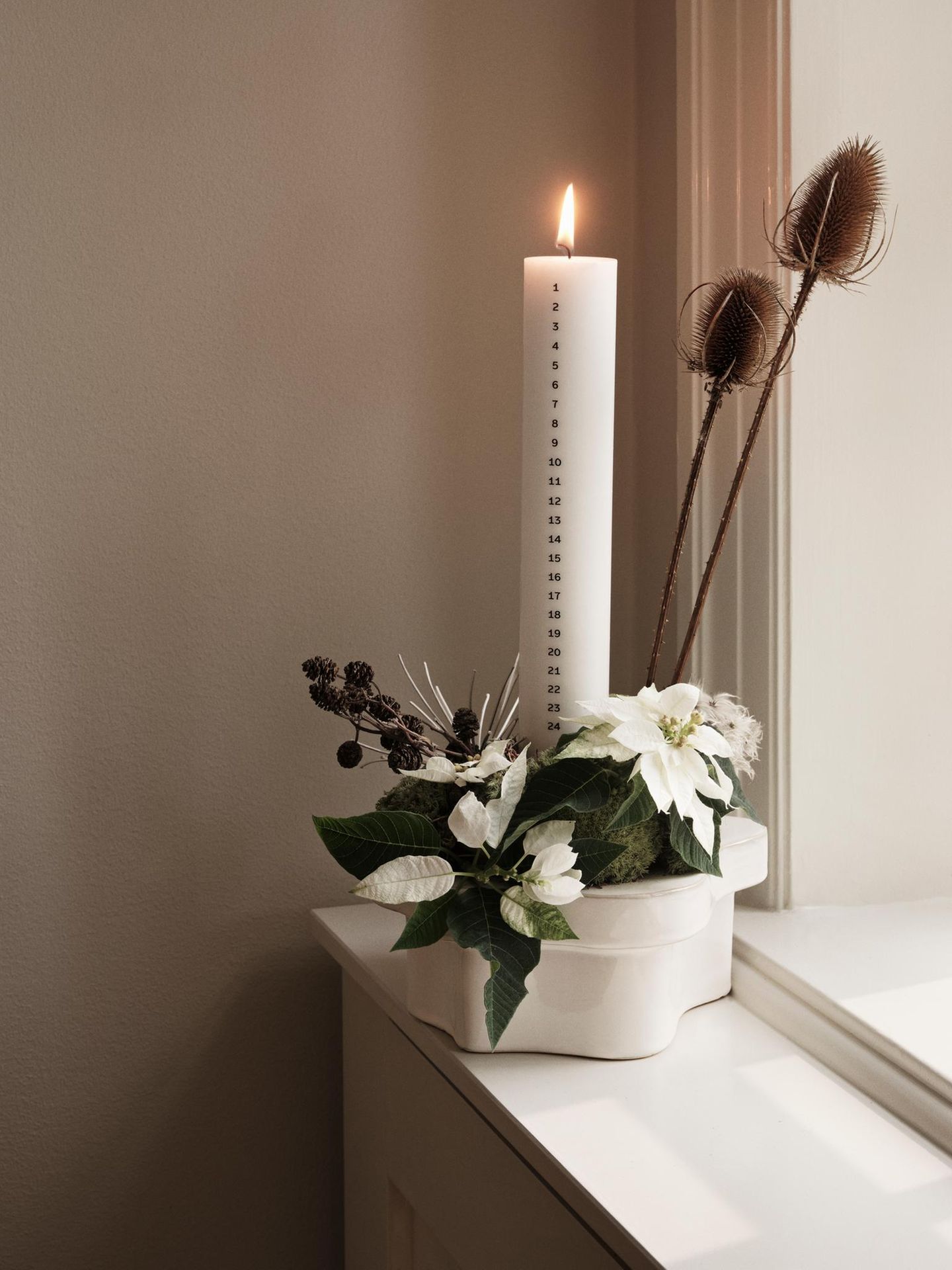 Vase weihnachtlich dekorieren – Ideen & Tipps