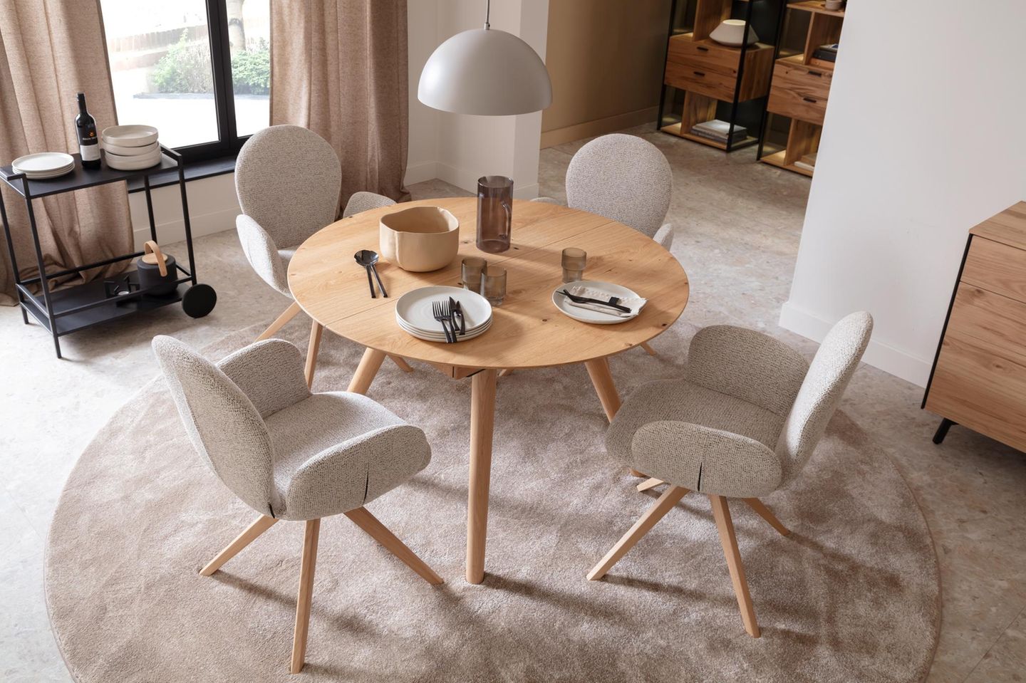 Runde Tische für Esszimmer & Küche